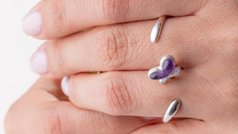 Anillo Epifanía en Amatista