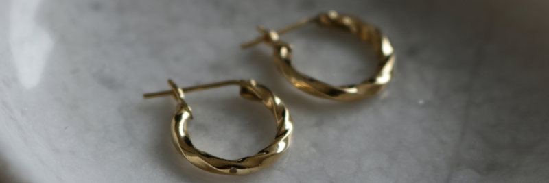 argollas en oro amarillo 18k