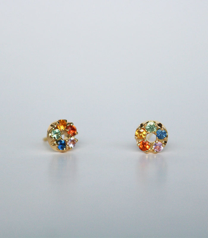 Zafiros de colores | Aretes