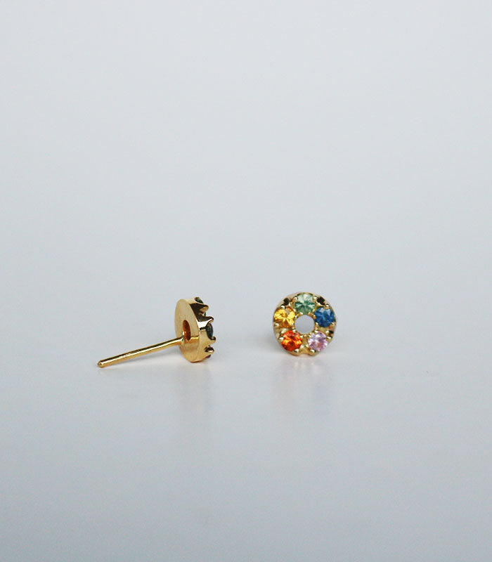 Zafiros de colores | Aretes