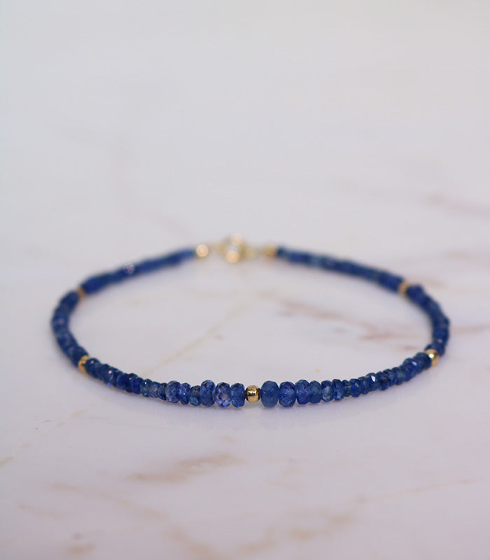 Pulsera Zafiros Azules