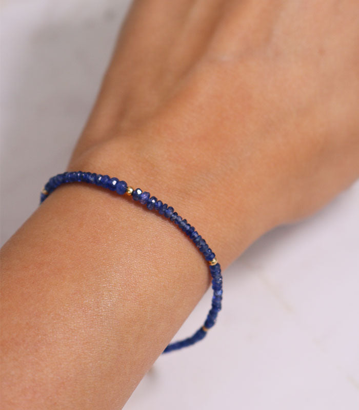 Pulsera Zafiros Azules