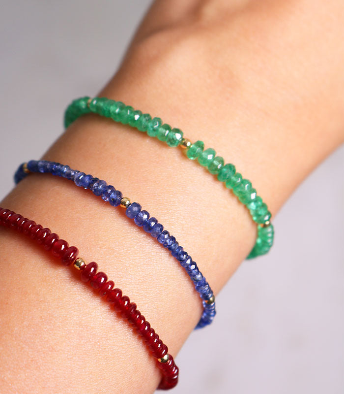 Pulsera Zafiros Azules