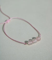 Thumbnail for Rose Quartz | Thread Bracelet 