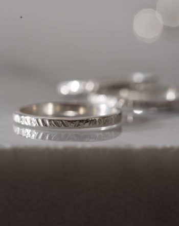 Set de anillos: anillo mili hecho en plata 950